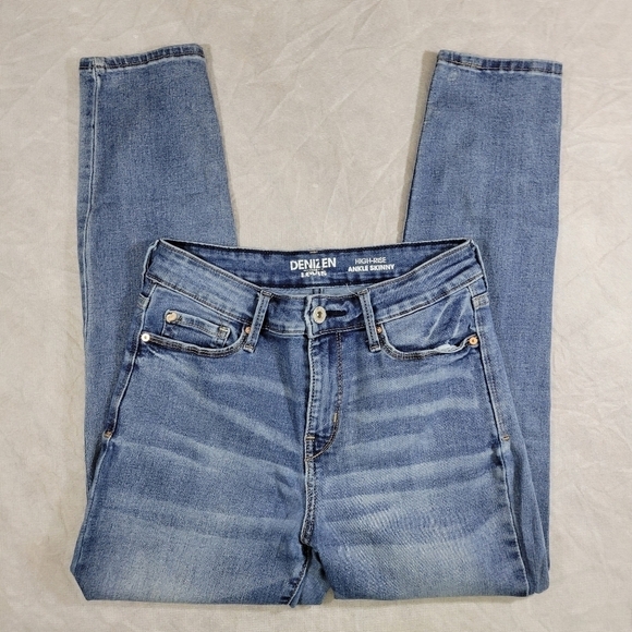 Denizen Levi's  Womens Ankle Skinny High Rise Med Wash Blue Jeans Size 2 - Picture 4 of 12
